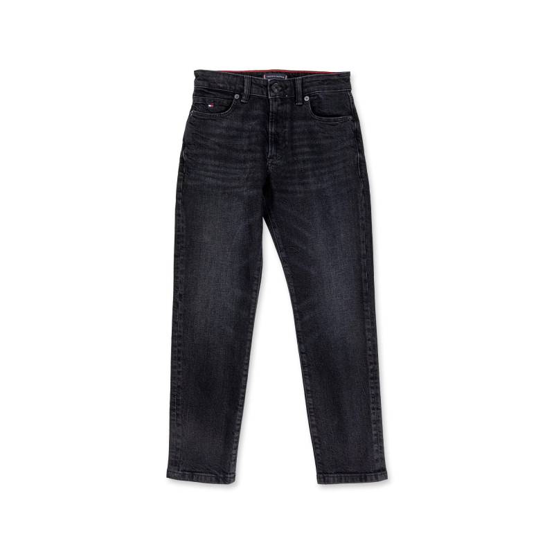 Jeans, Straight Leg Fit Jungen Blau Denim Dunkel 12A von TOMMY HILFIGER