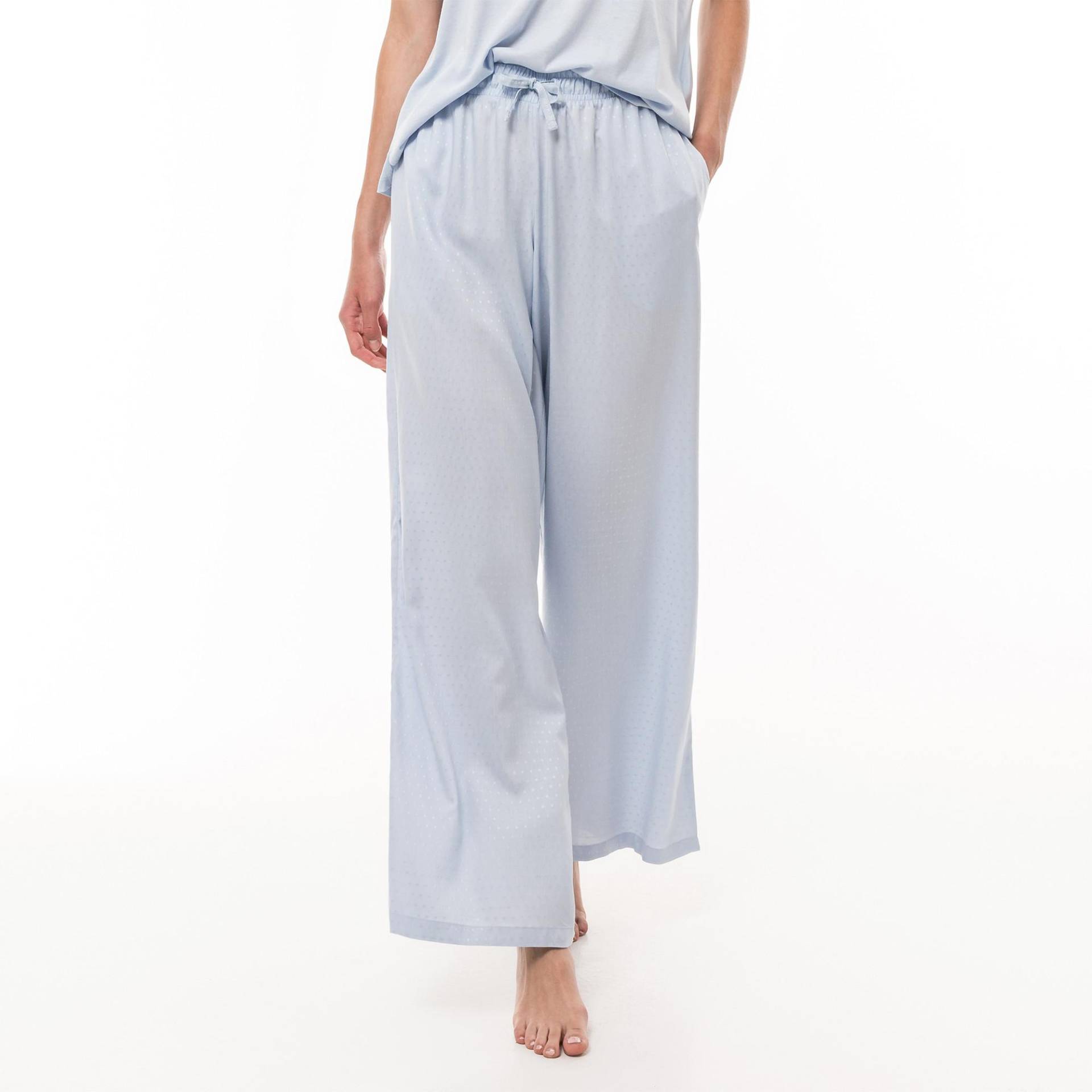 Lange Pyjamahose Damen Hellblau M von TOMMY HILFIGER