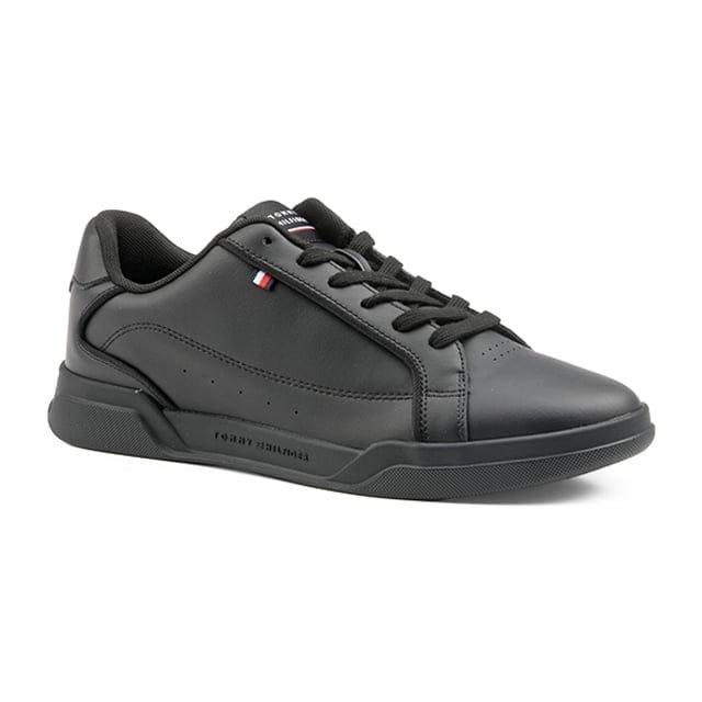 Low Cup Leather-41 Herren Schwarz 41 von TOMMY HILFIGER