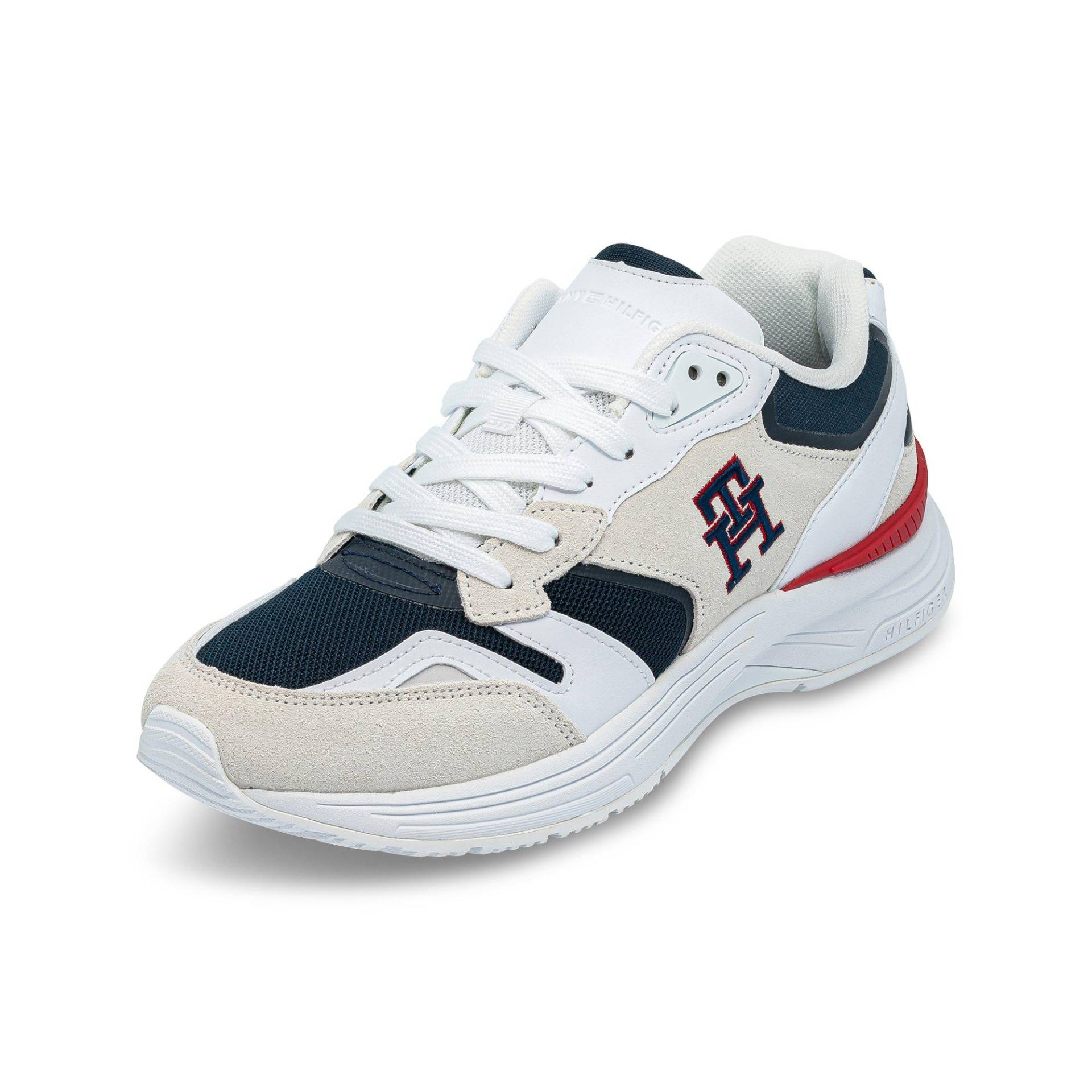 Sneakers, Low Top Herren Weiss 40 von TOMMY HILFIGER