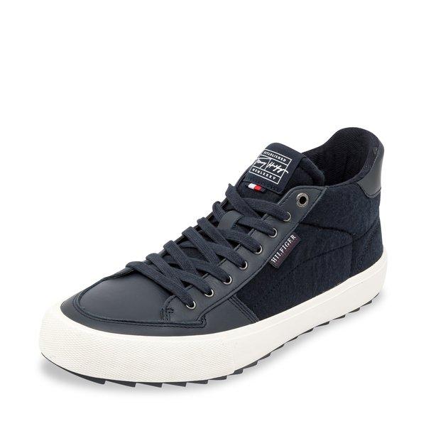 Sneakers, High Top Herren Dunkelblau 41 von TOMMY HILFIGER