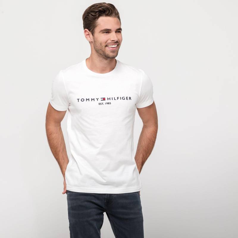 Tommy Hilfiger - T-Shirt, für Herren, Weiss, Größe L von Tommy Hilfiger