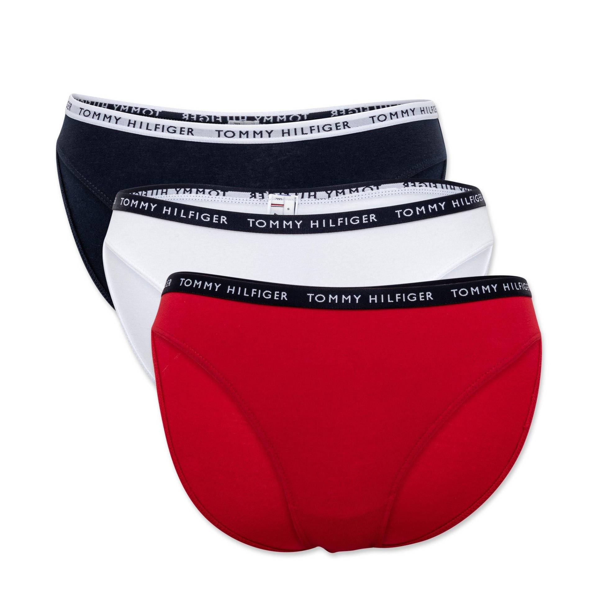 Triopack, Slips Damen Marine L von TOMMY HILFIGER