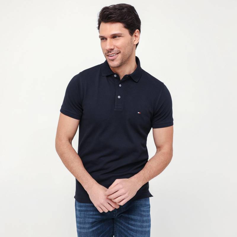 Poloshirt, Kurzarm Herren Blau  M von TOMMY HILFIGER