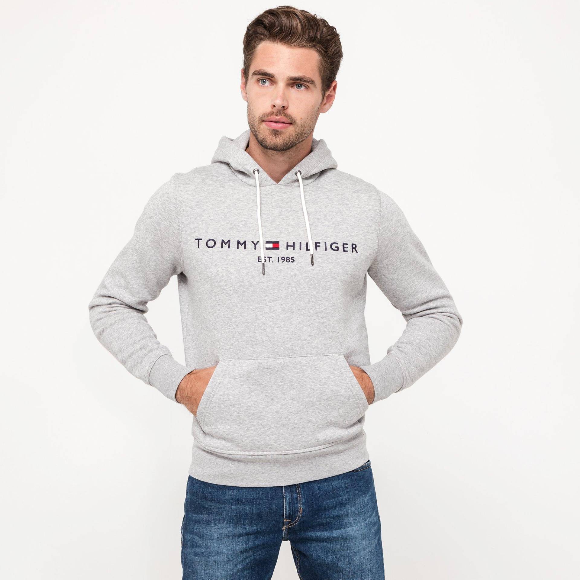 Hoodie Herren Grau S von TOMMY HILFIGER