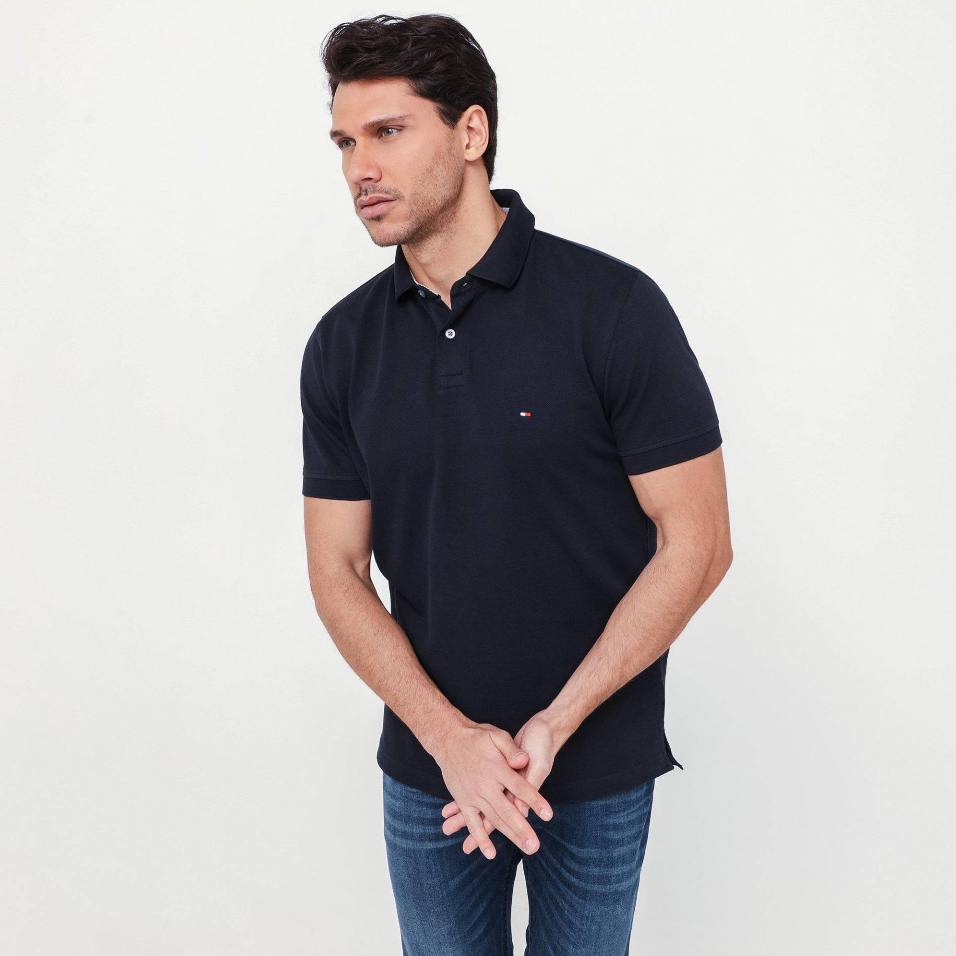 Poloshirt, Kurzarm Herren Blau  S von TOMMY HILFIGER