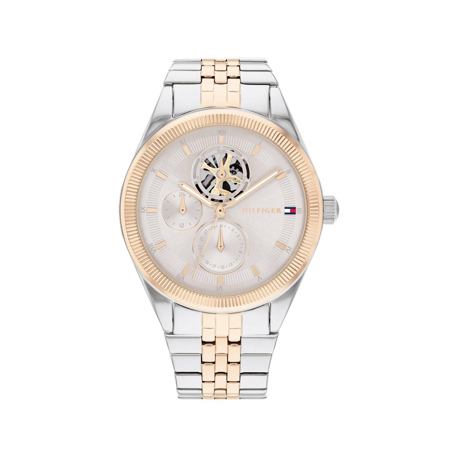 Multifunktionsuhr Damen Zweifarbig 38mm von TOMMY HILFIGER