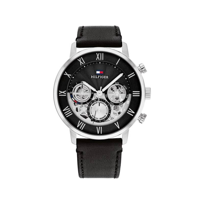 Multifunktionsuhr Herren Black 44mm von TOMMY HILFIGER