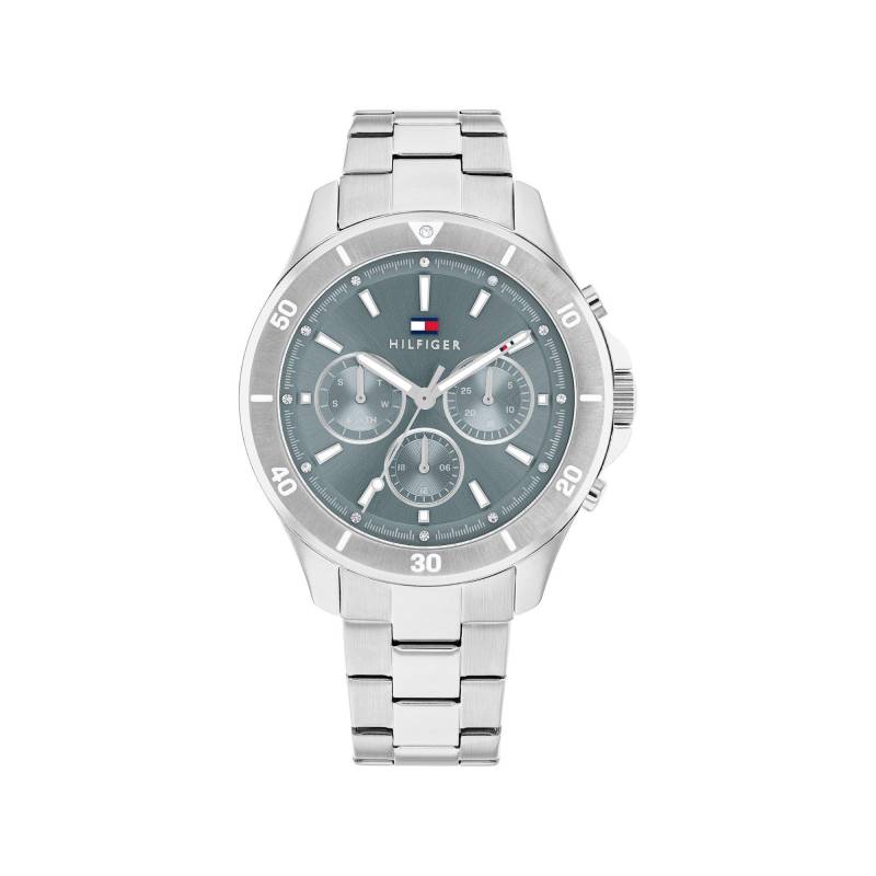 Multifunktionsuhr Damen Silber 38mm von TOMMY HILFIGER