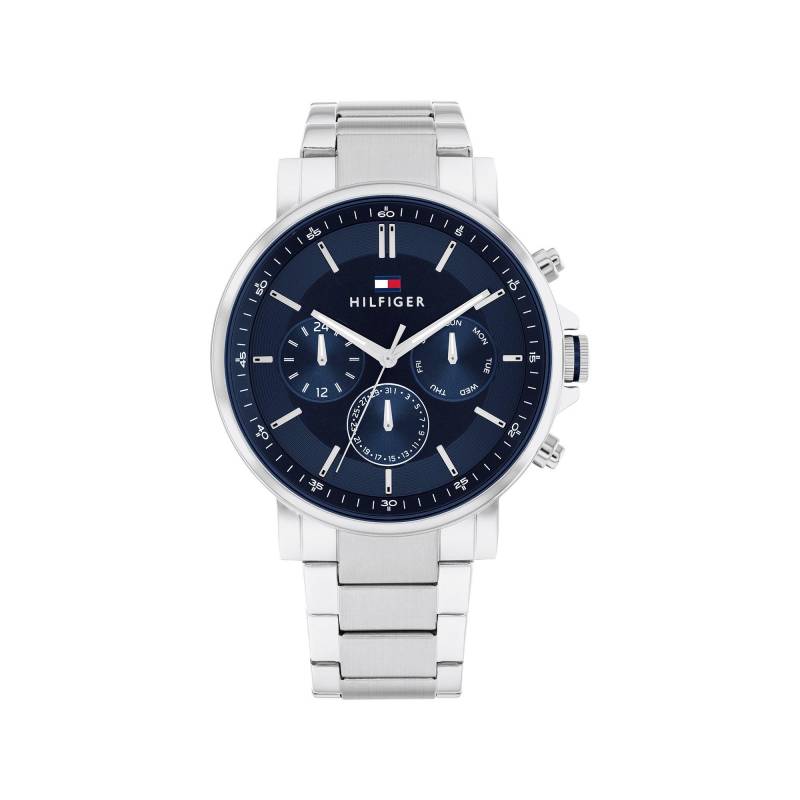 Multifunktionsuhr Herren Silber 44mm von TOMMY HILFIGER