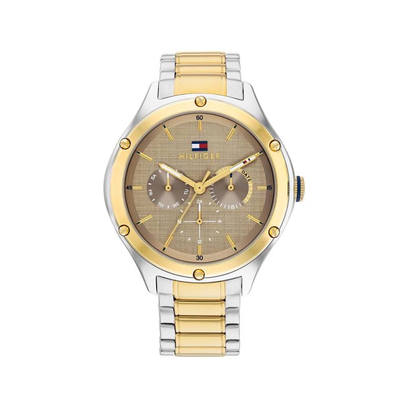 Multifunktionsuhr Damen Zweifarbig 41mm von TOMMY HILFIGER