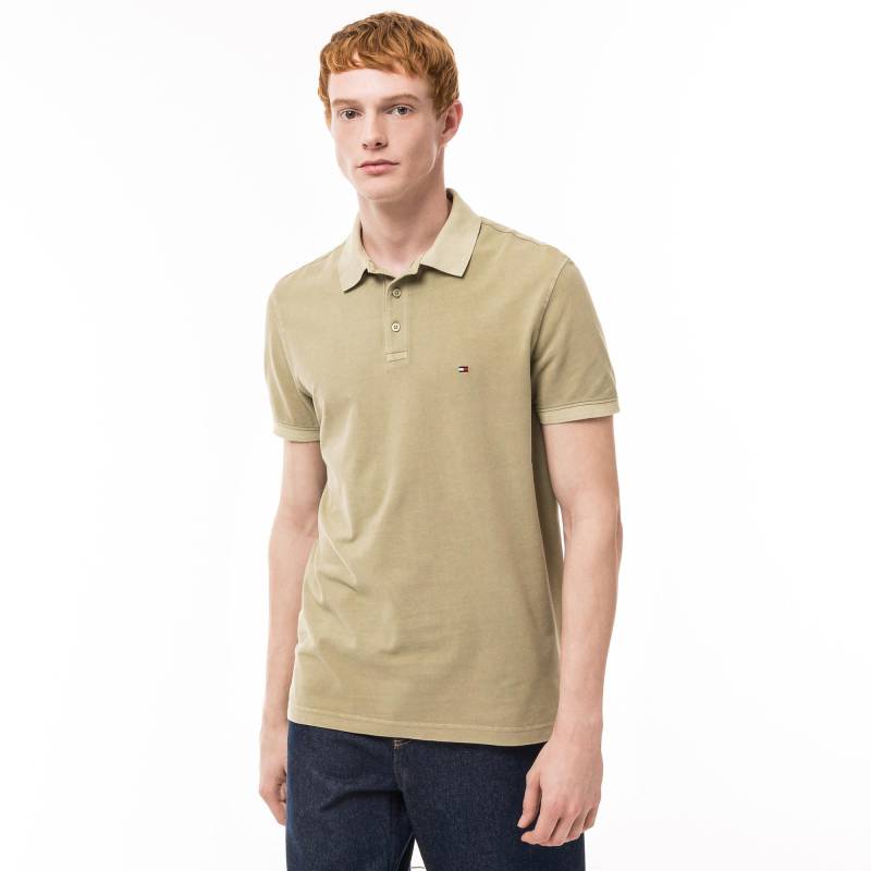 Poloshirt, Kurzarm Herren Grün L von TOMMY HILFIGER