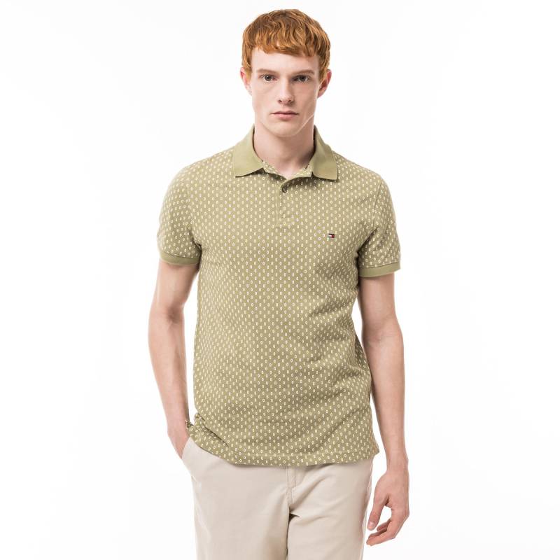 Poloshirt, Kurzarm Herren Grün S von TOMMY HILFIGER