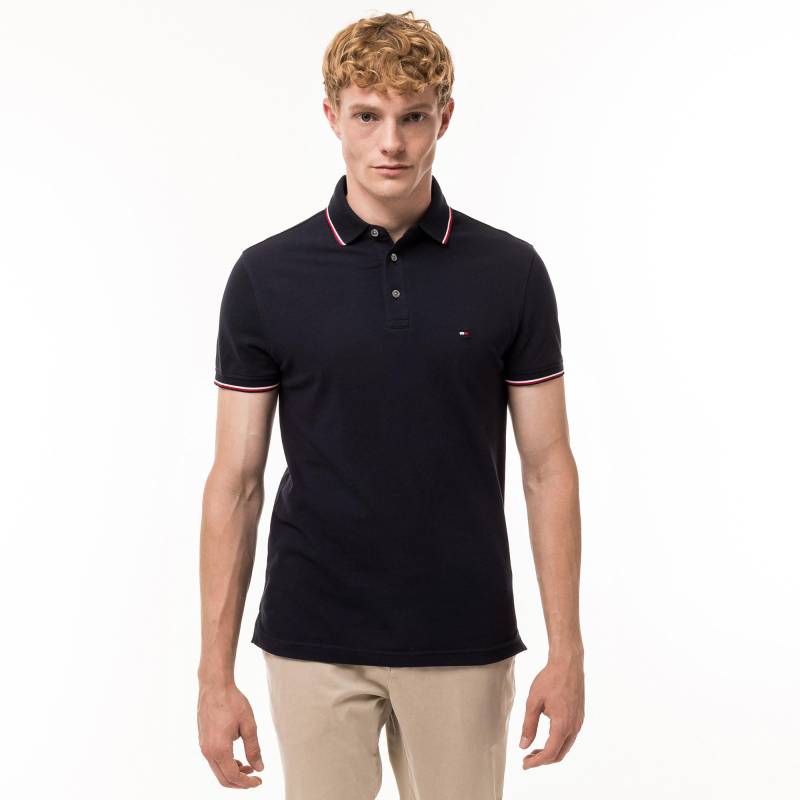 Poloshirt, Kurzarm Herren Marine M von TOMMY HILFIGER