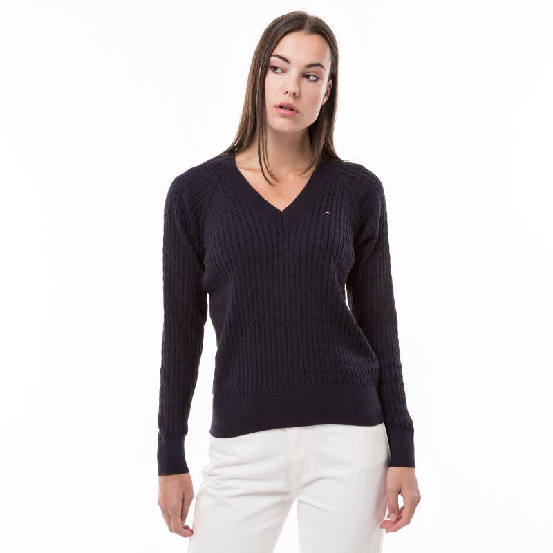 Pullover Damen Marine L von TOMMY HILFIGER