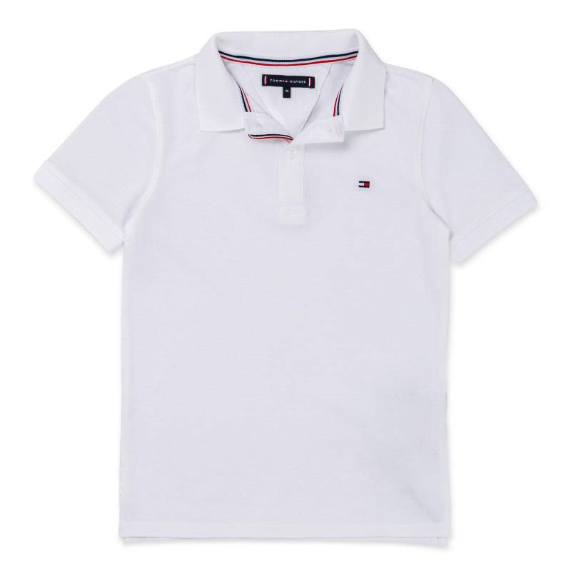 Poloshirt, Kurzarm Jungen Weiss 7 Anni von TOMMY HILFIGER