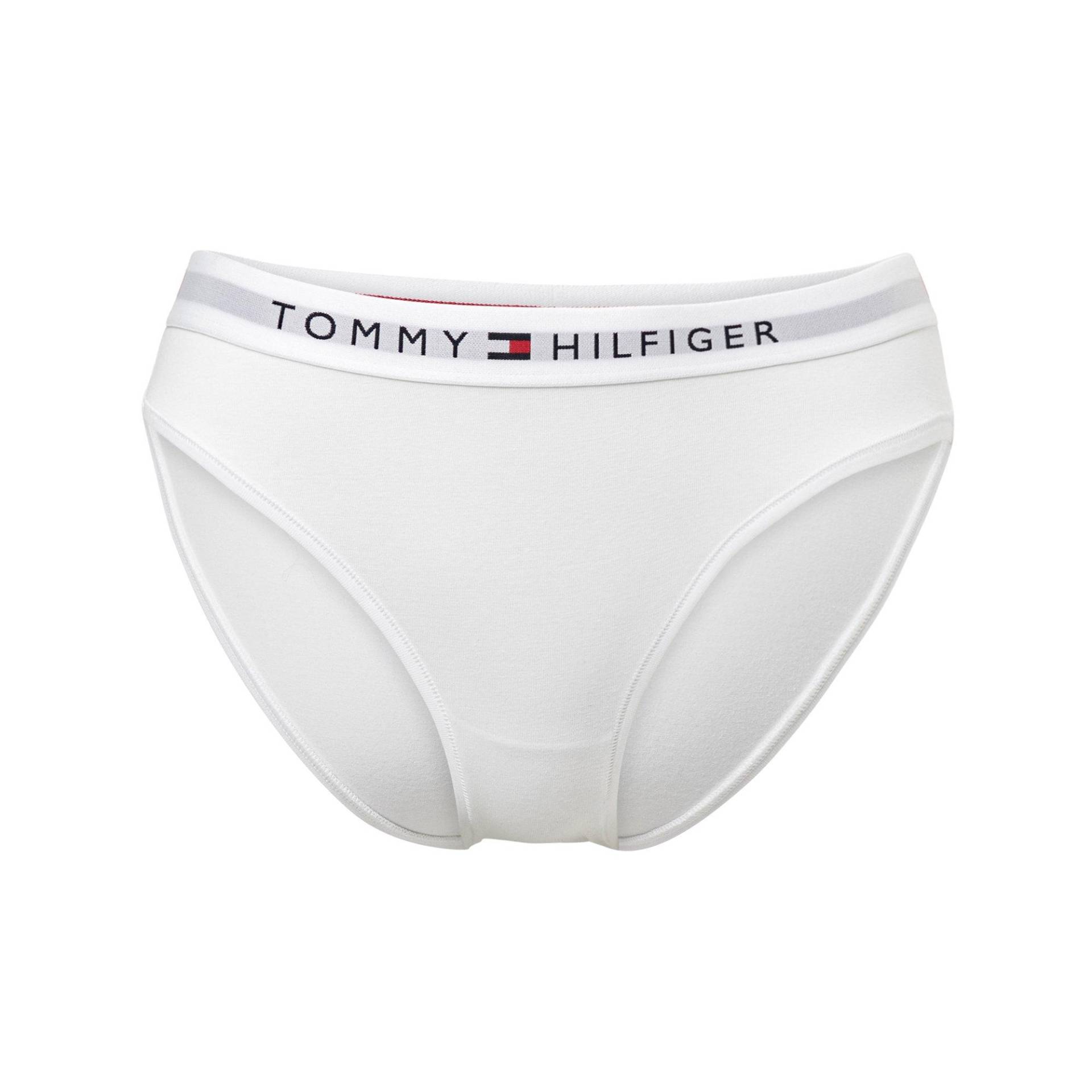 Tommy Hilfiger - Slip mit Bund, für Damen, Weiss, Größe L von Tommy Hilfiger