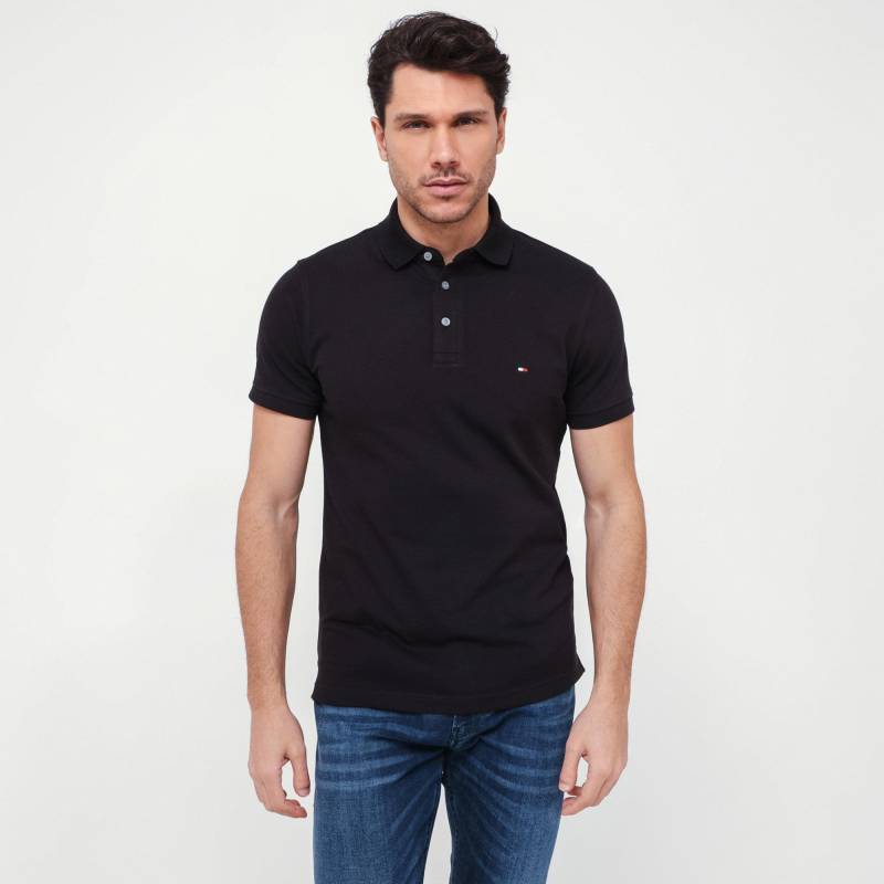 Poloshirt, Kurzarm Herren Schwarz XL von TOMMY HILFIGER