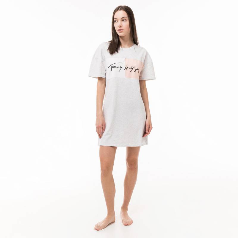 Sleepshirt Damen Grau  M von TOMMY HILFIGER