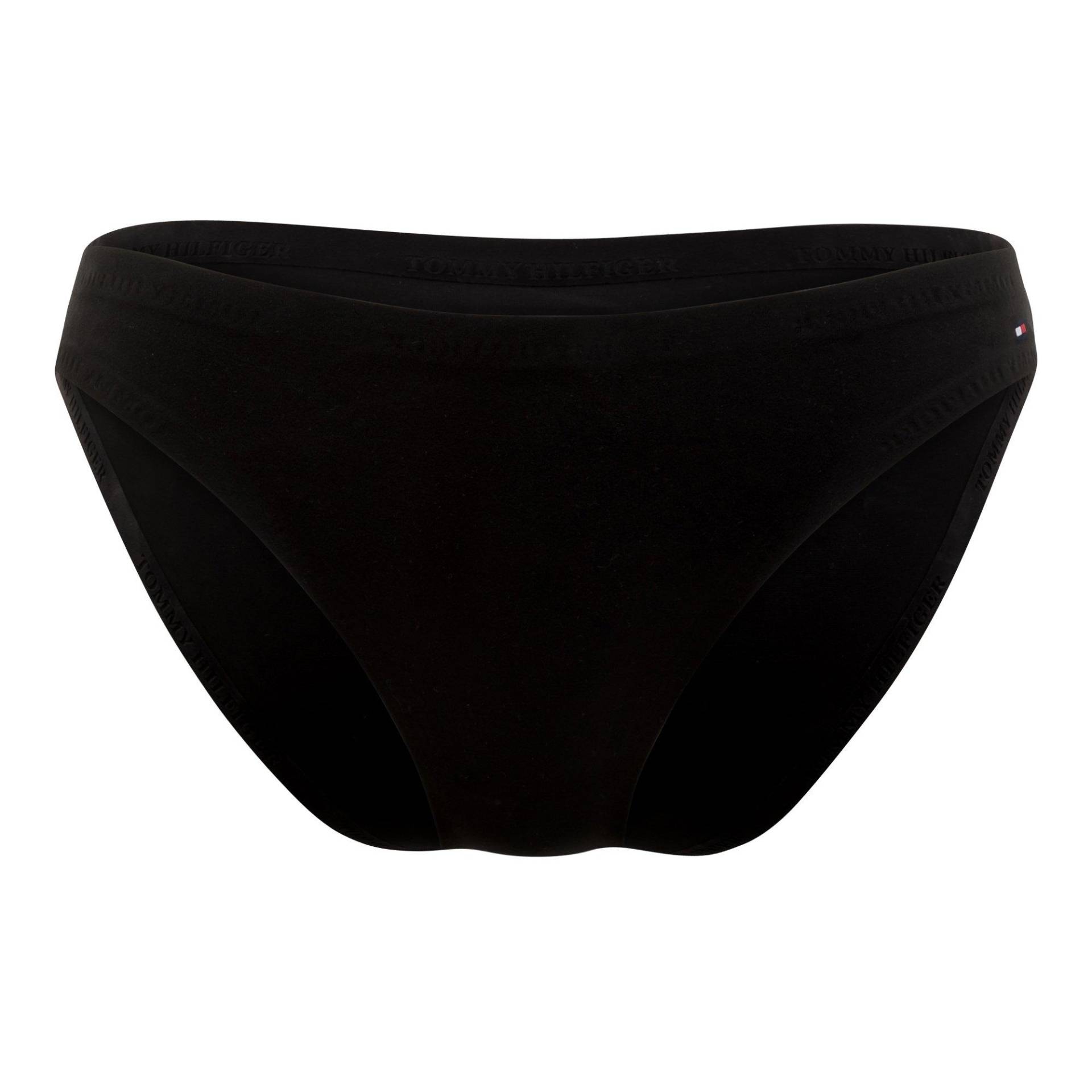 Slip Aus Mikrofaser Damen Black L von TOMMY HILFIGER