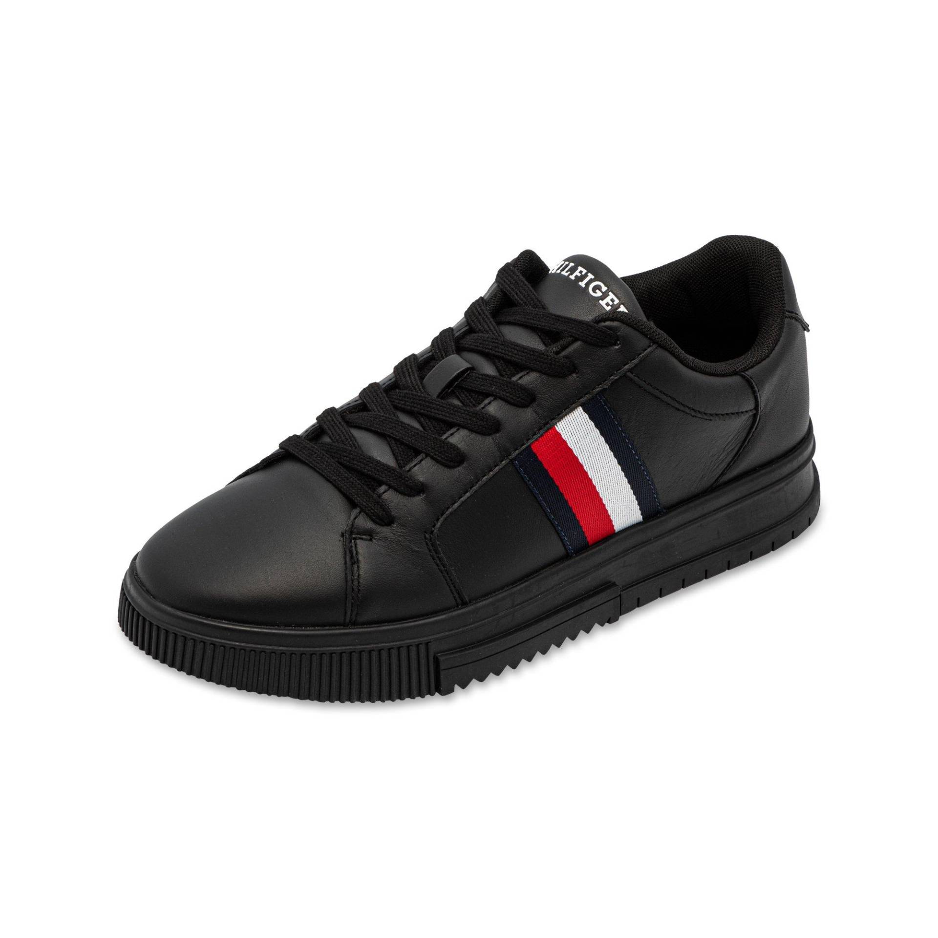 Tommy Hilfiger - Sneakers, Low Top, für Herren, Black, Größe 43 von Tommy Hilfiger