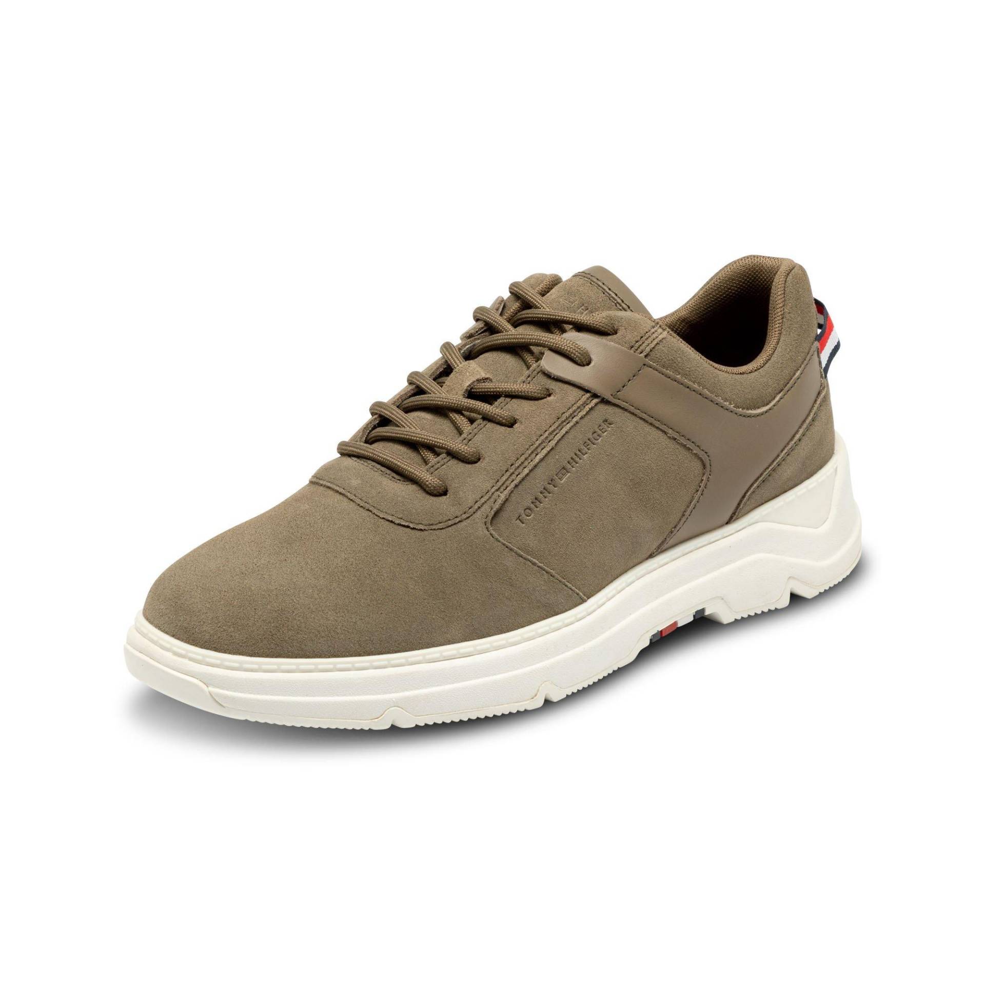 Sneakers, Low Top Herren Khaki 42 von TOMMY HILFIGER