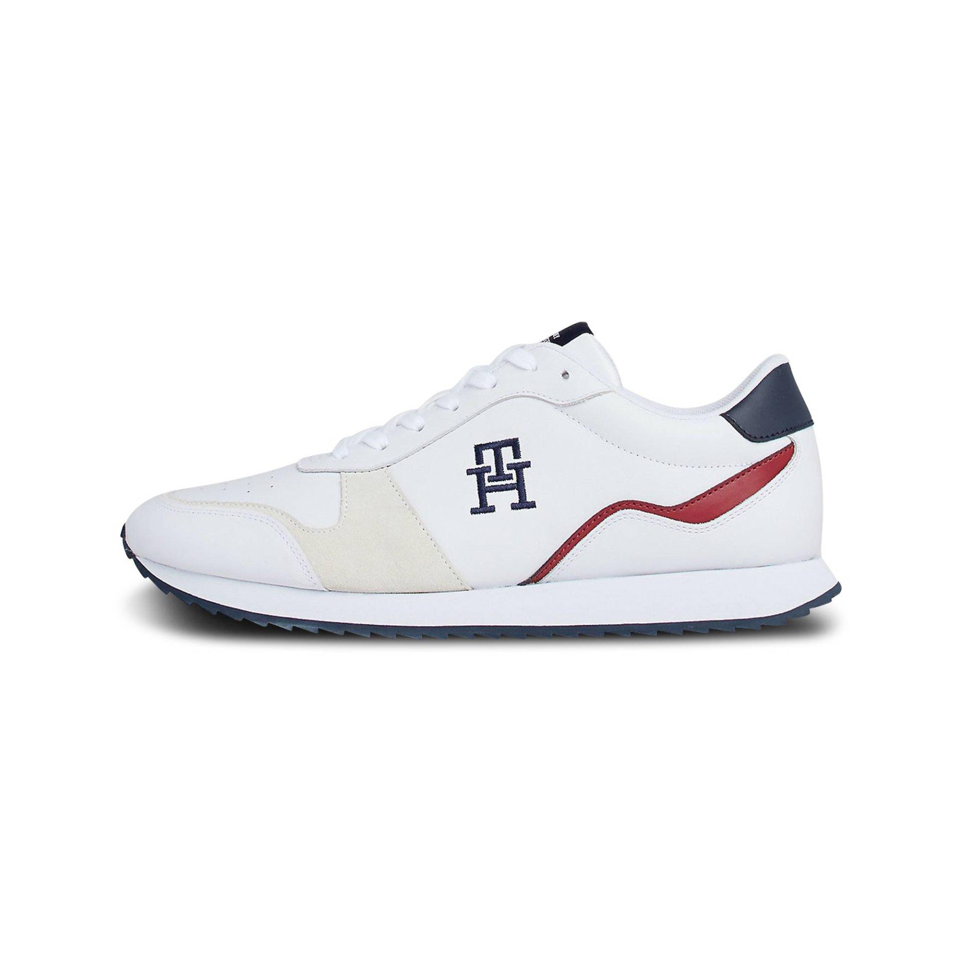 Sneakers, Low Top Herren Weiss 43 von TOMMY HILFIGER