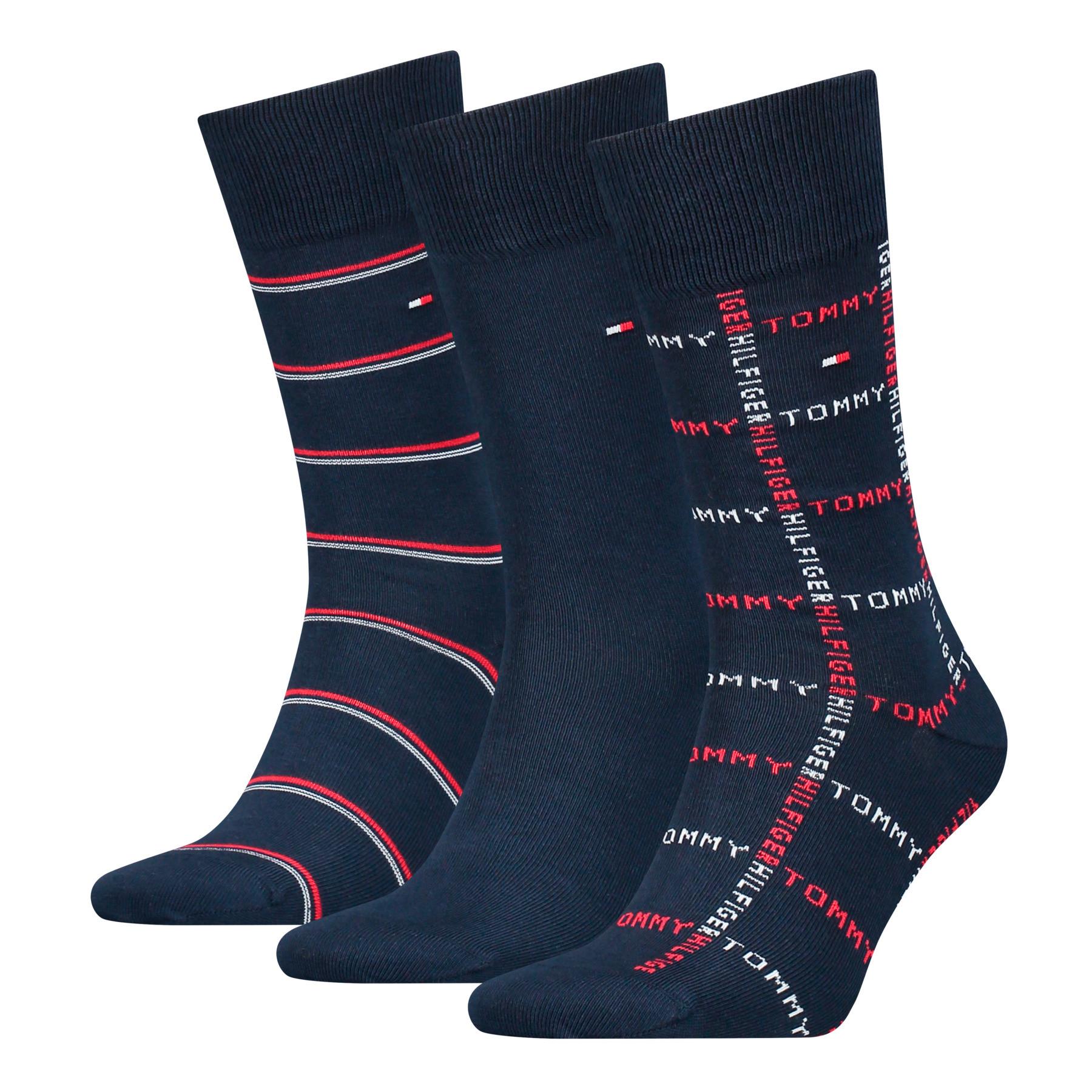 Socken 3er Pack Geschenkbox 39/42 Herren  39-42 von TOMMY HILFIGER