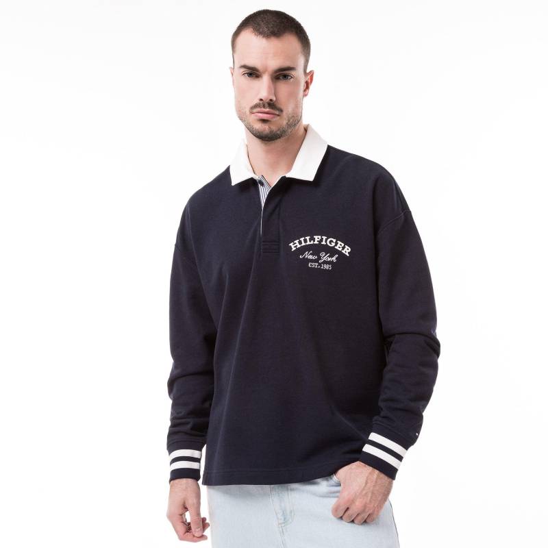 Sweatshirt Herren Dunkelblau L von TOMMY HILFIGER