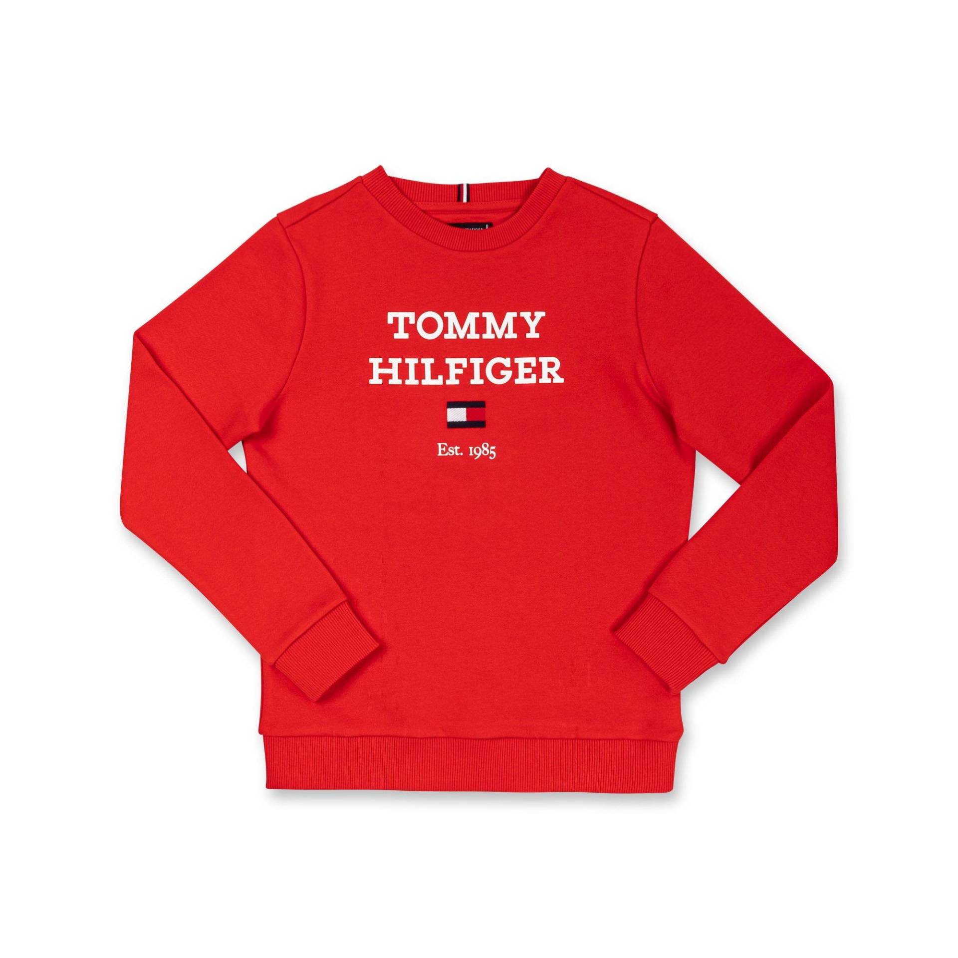 Sweatshirt Jungen Rot 14A von TOMMY HILFIGER