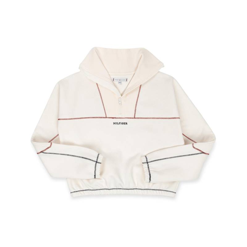 Sweatshirt Mädchen Weiss 12A von TOMMY HILFIGER