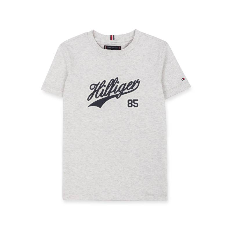 T-shirt, Kurzarm Jungen Grau 4A von TOMMY HILFIGER