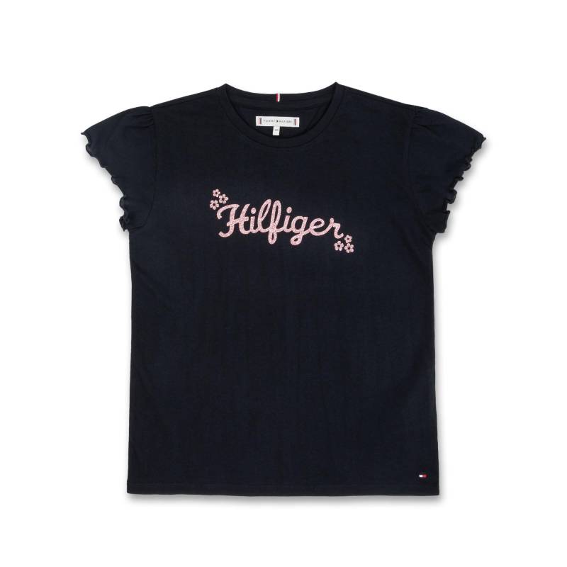 T-shirt, Rundhals, Kurzarm Mädchen Blau 14A von TOMMY HILFIGER