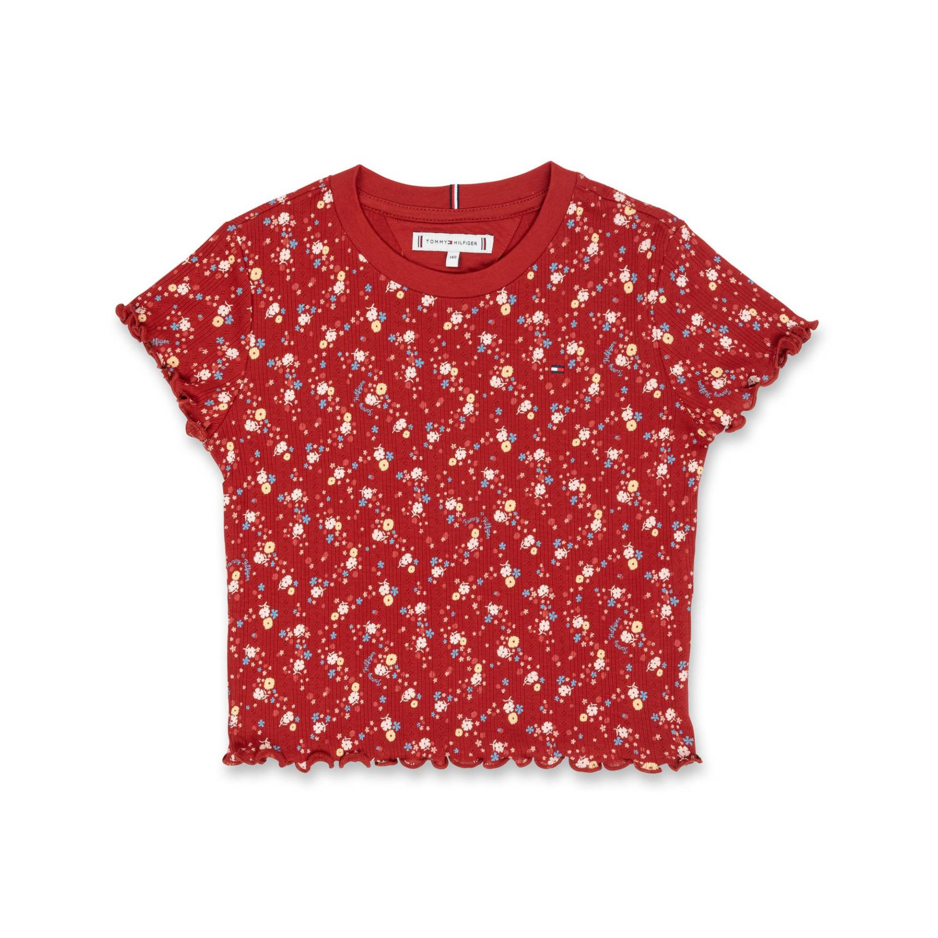 T-shirt, Rundhals, Kurzarm Mädchen Rot 14A von TOMMY HILFIGER