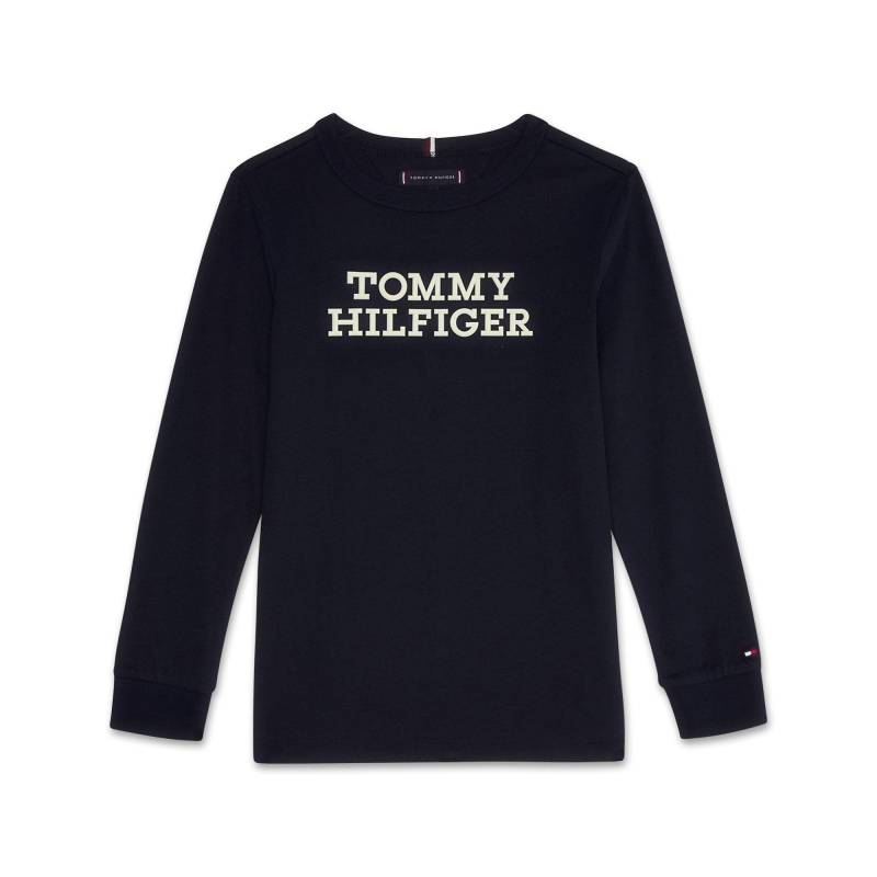 T-shirt, Rundhals, Langarm Jungen Marine 5A von TOMMY HILFIGER