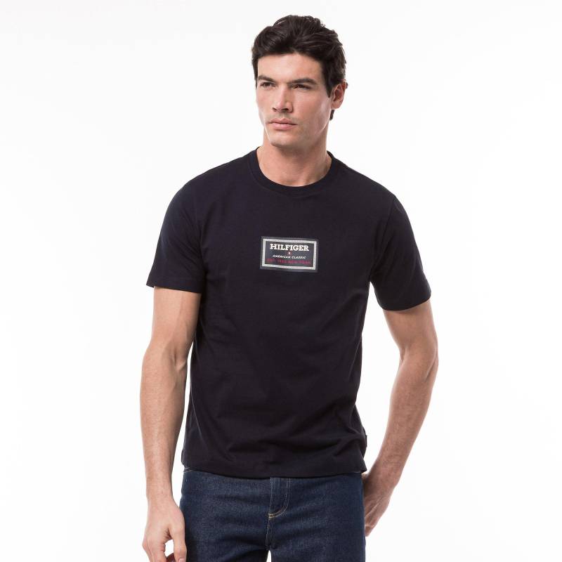 T-shirt Herren Marine L von TOMMY HILFIGER