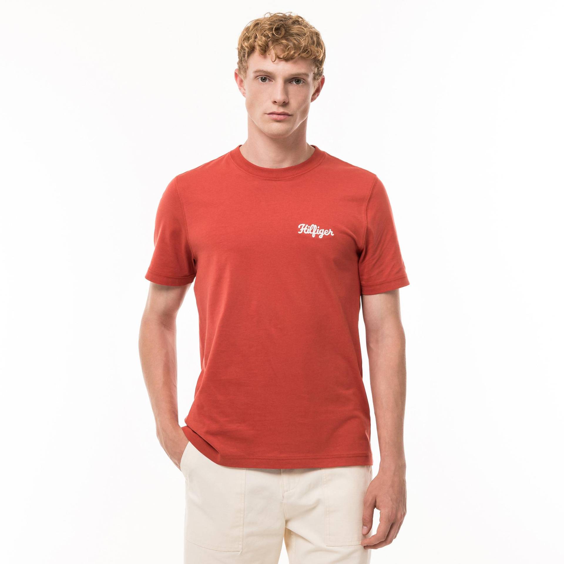 Tommy Hilfiger - T-Shirt, für Herren, Rot, Größe M von Tommy Hilfiger