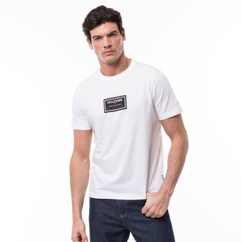 T-shirt Herren Weiss M von TOMMY HILFIGER