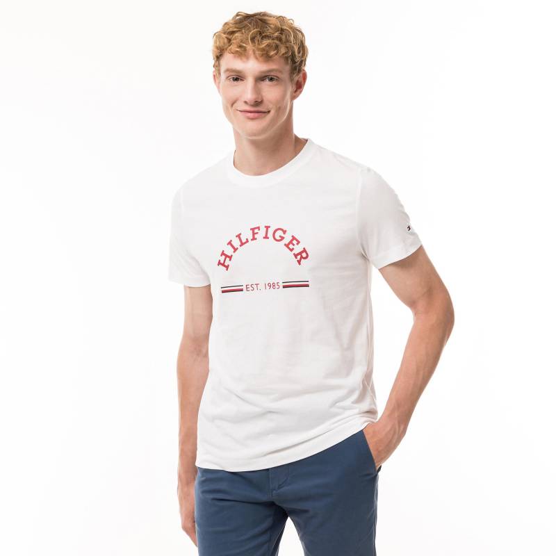 T-shirt Herren Weiss M von TOMMY HILFIGER