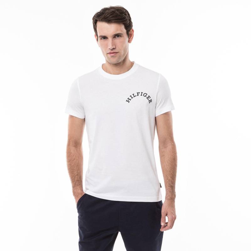 T-shirt Herren Weiss S von TOMMY HILFIGER