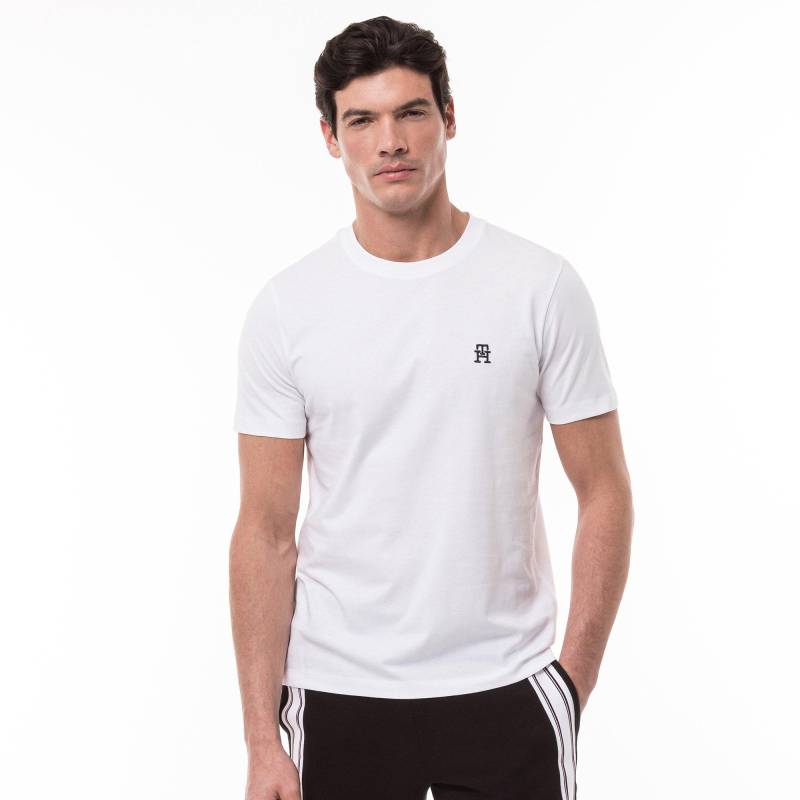 T-shirt Herren Weiss S von TOMMY HILFIGER