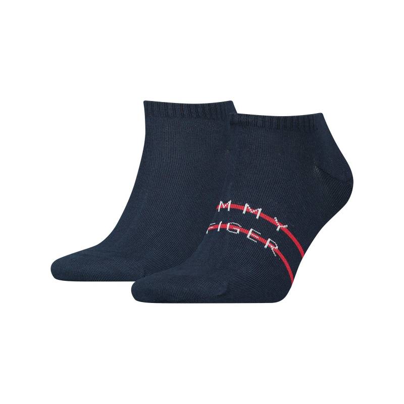 Duopack, Sneaker Socken Herren Marine 39-42 von TOMMY HILFIGER