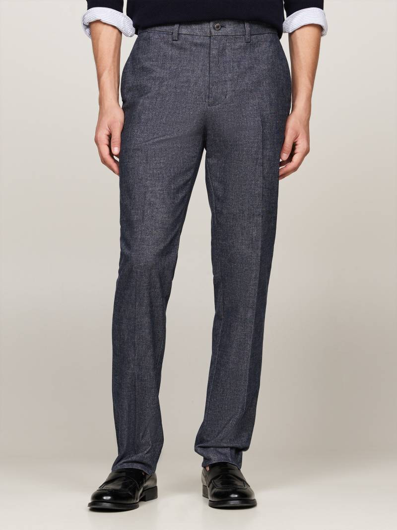 Tommy Hilfiger 5-Pocket-Hose »DC DENTON BRUSHED MARL«, meliertes Design, mit Bügelfalten von TOMMY HILFIGER