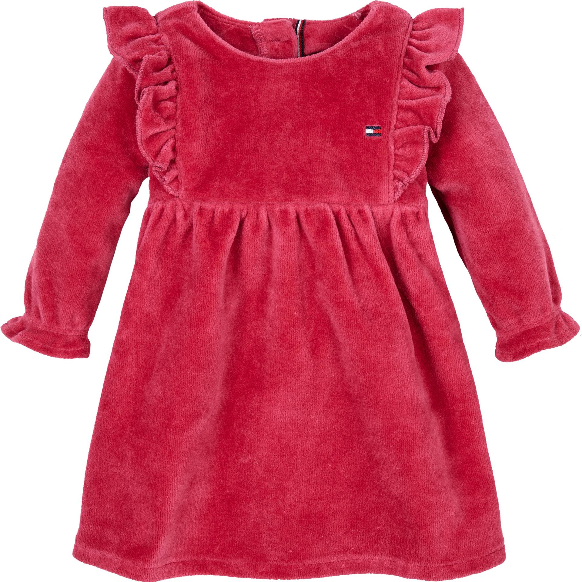 Tommy Hilfiger A-Linien-Kleid »VELOUR DRESS LS«, mit schöner Velour-Struktur von TOMMY HILFIGER