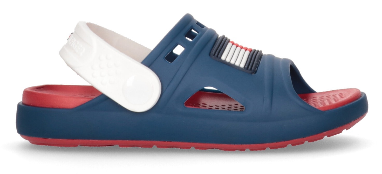 Tommy Hilfiger Badesandale »COMFY«, Sommerschuh, mit grossem Markenlogo von TOMMY HILFIGER