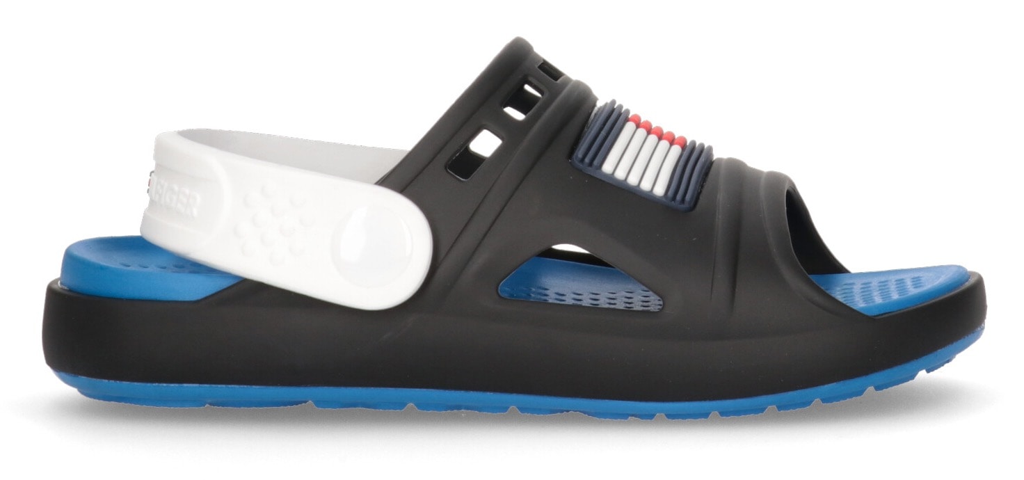 Tommy Hilfiger Badesandale »COMFY«, Sommerschuh, Poolslides, Barfussschuh, mit grossem Markenlogo von TOMMY HILFIGER