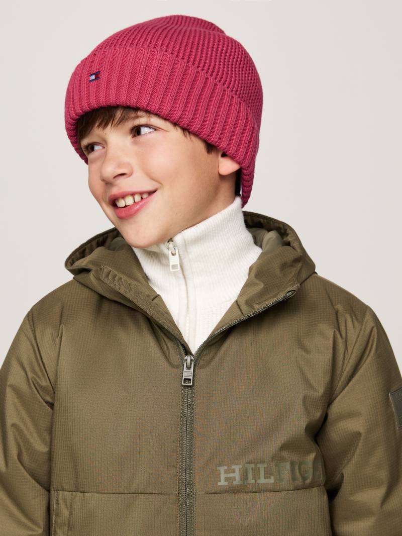 Tommy Hilfiger Beanie »SMALL FLAG BEANIE«, Kinder Kids Junior MiniMe von TOMMY HILFIGER