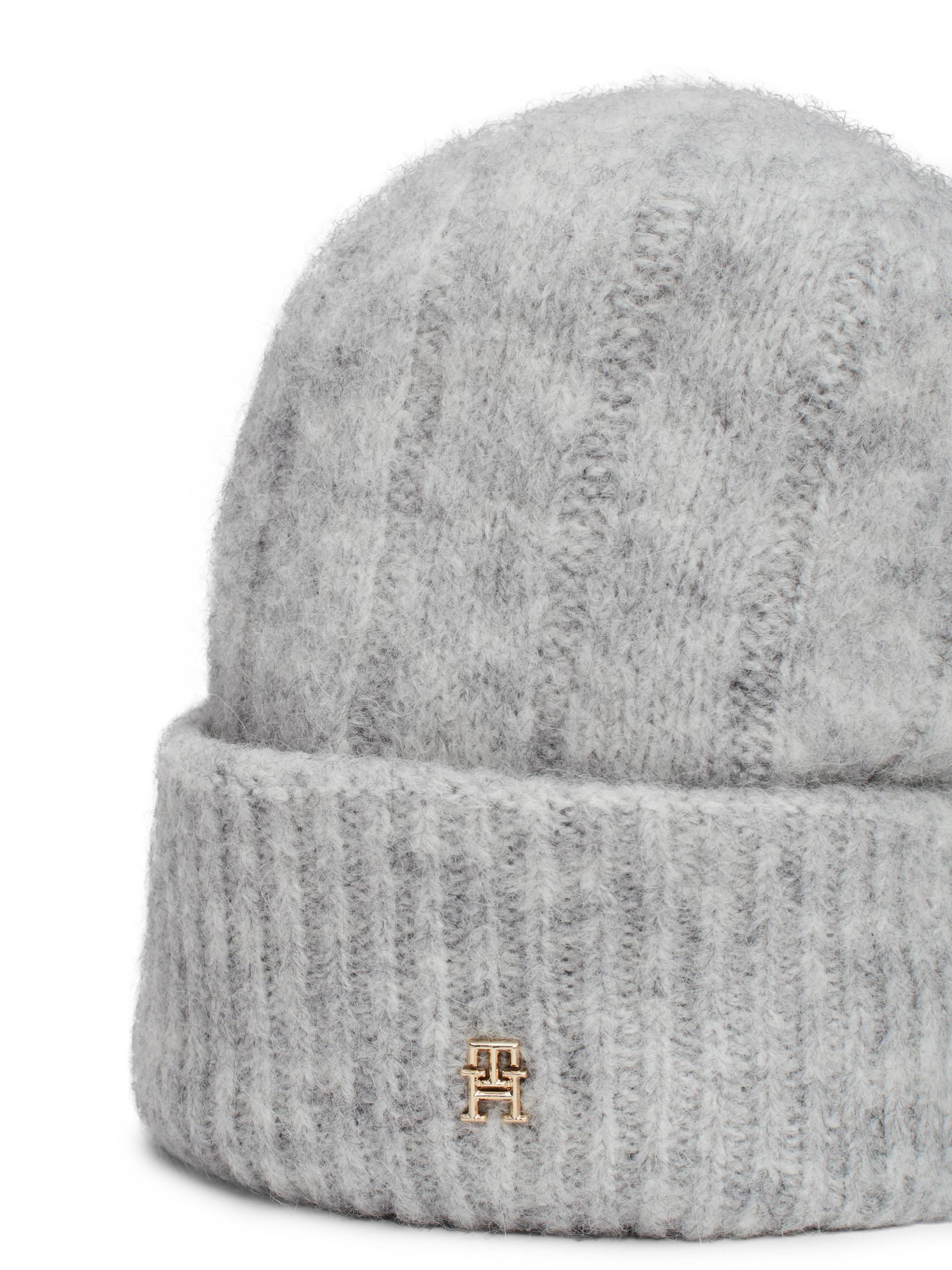 Tommy Hilfiger Beanie »TH TIMELESS BEANIE«, mit Monogramm-Emblem von TOMMY HILFIGER