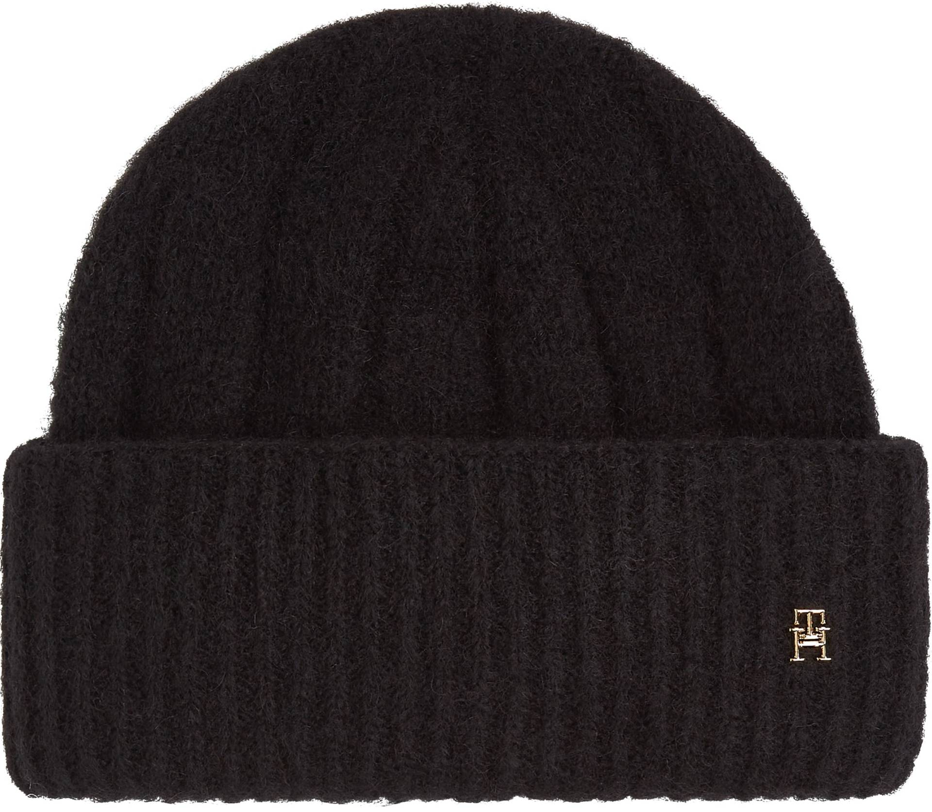 Tommy Hilfiger Beanie »TH TIMELESS BEANIE«, mit Monogramm-Emblem von TOMMY HILFIGER