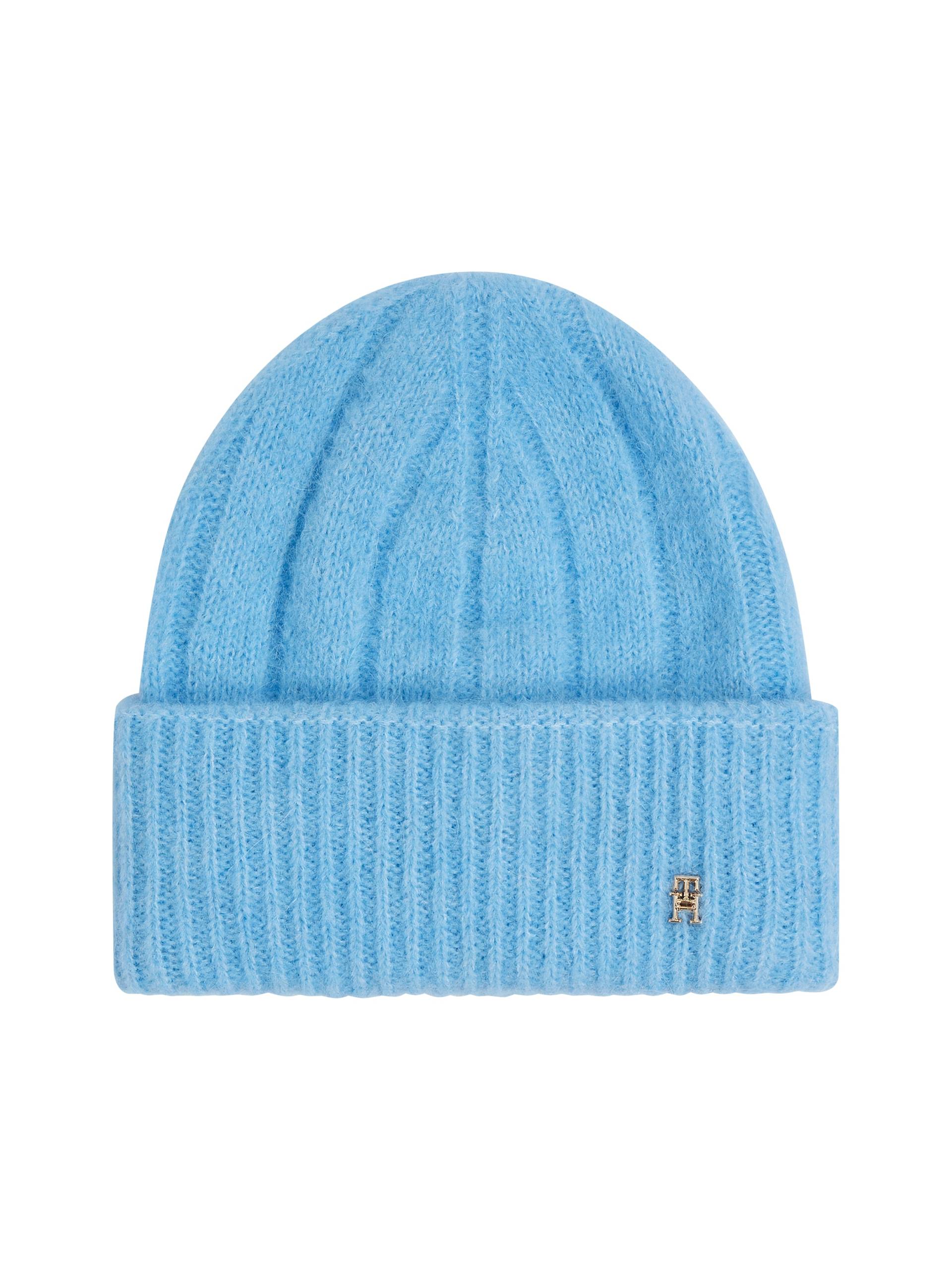 Tommy Hilfiger Beanie »TH TIMELESS BEANIE«, mit Monogramm-Emblem von TOMMY HILFIGER